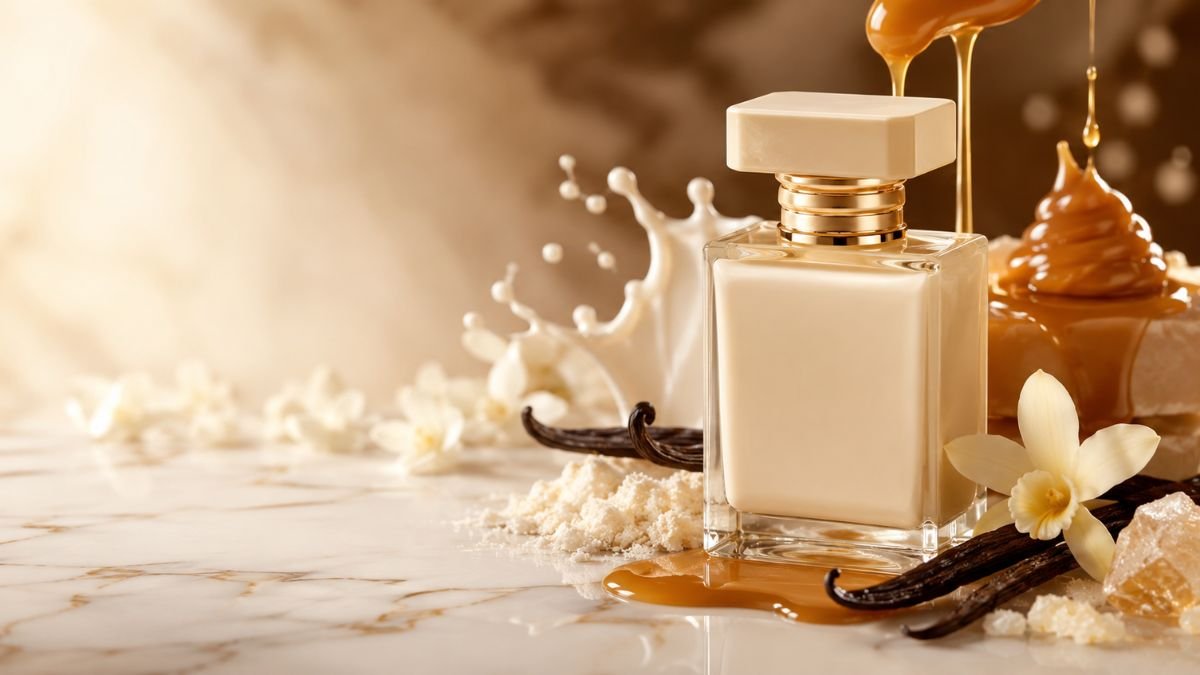 Warm vanilla gourmand perfume inspired by Bianco Latte fragrance (2026)