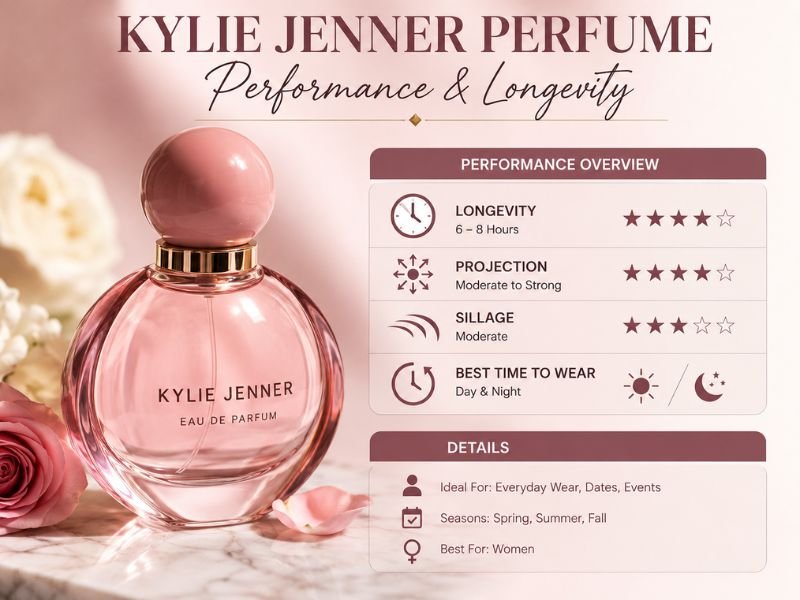 Kylie Jenner Perfume longevity and projection performance review 2026 Kylie Jenner Perfume (2026)