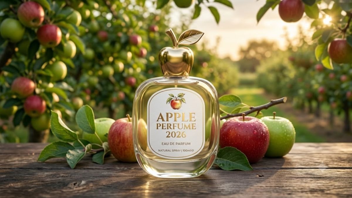 Apple Perfume (2026) collection with fresh green and red apples