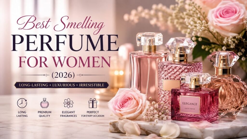 Best Smelling Perfume for Women featuring luxury floral, vanilla, and fresh fragrances