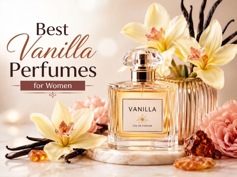 Best vanilla perfume for women with vanilla orchid and amber fragrance