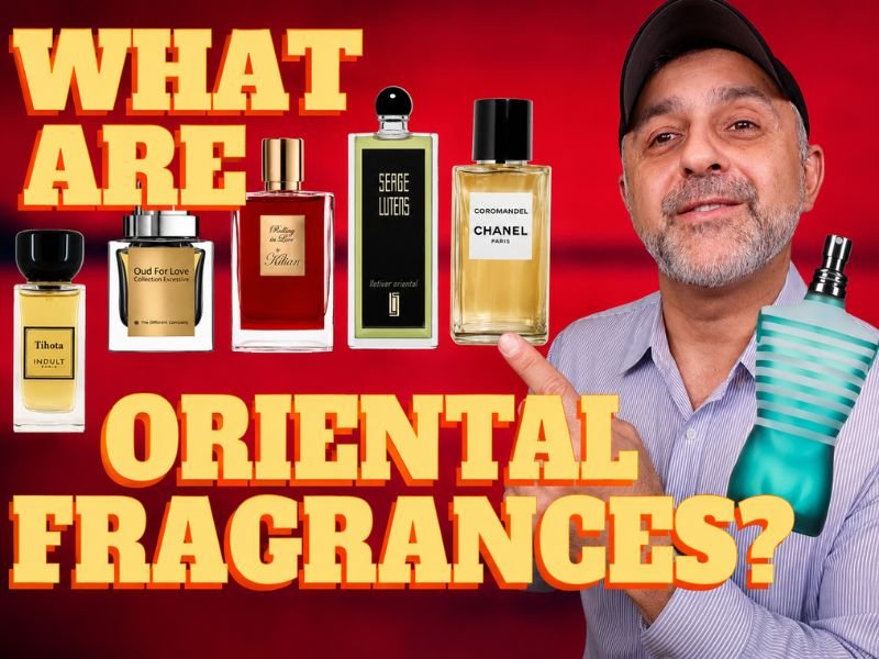 Person Testing Oriental Fragrance Perfume on Wrist Before Buying