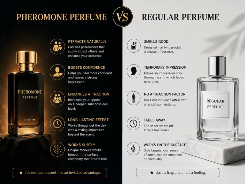 Pheromone Perfume vs Regular Perfume comparison guide