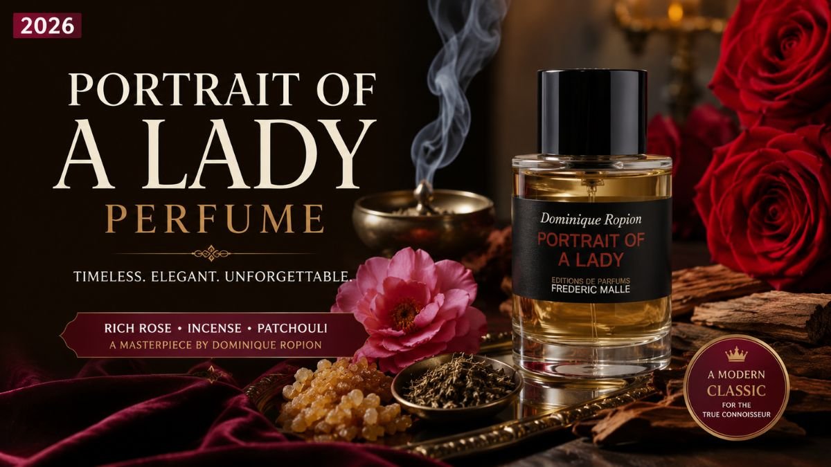 Portrait of a Lady Perfume by Frederic Malle with Turkish roses and luxury fragrance design