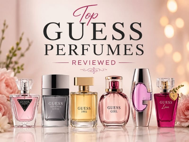 Best Guess Perfume bottles including Guess Seductive Women, Bella Vita and Guess Girl