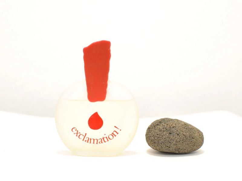 Exclamation Perfume (2026)Original Exclamation Perfume bottle and packaging