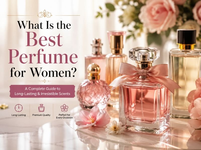  Best Perfume for Women (2026) Different types of women's perfumes including floral vanilla and woody fragrances