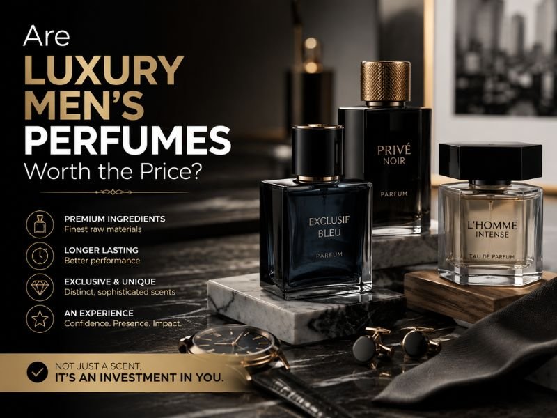 Premium designer and niche fragrance bottles showcasing quality, craftsmanship, and long-lasting performance.