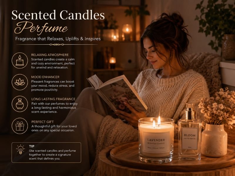 Benefits of Using Scented Candles Perfume for Relaxation and Wellness