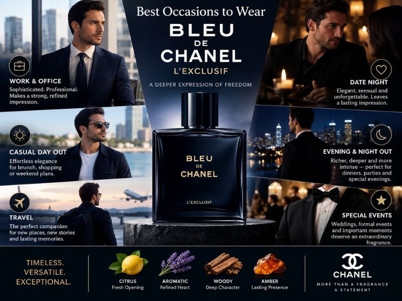 Bleu de Chanel L’Exclusif for formal and evening occasions