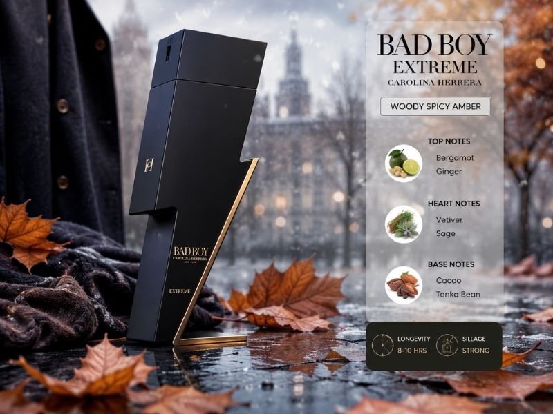 Bad Boy Extreme perfume for fall and winter