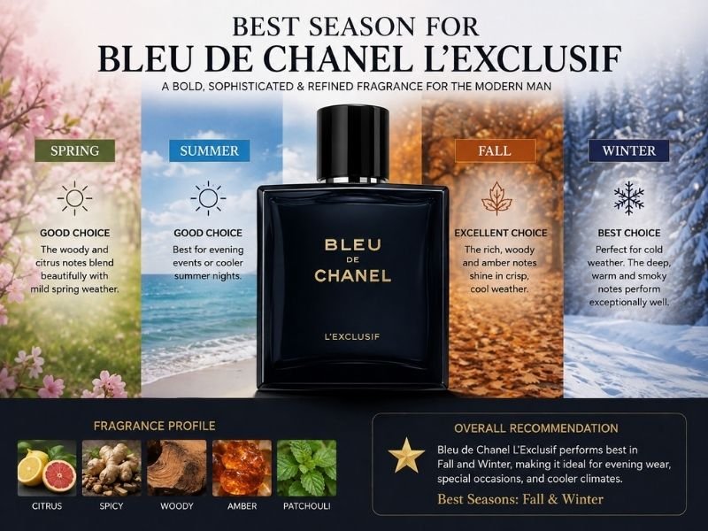 Bleu de Chanel L’Exclusif best season to wear
