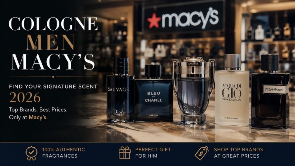 Cologne Men Macy's luxury designer fragrance collection for men 2026