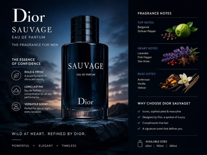 Dior men's perfume from the top perfume brands for meni