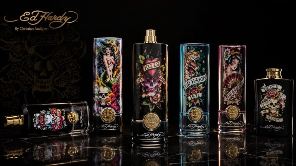 Ed Hardy Perfume collection featuring best fragrances for men and women in 2026