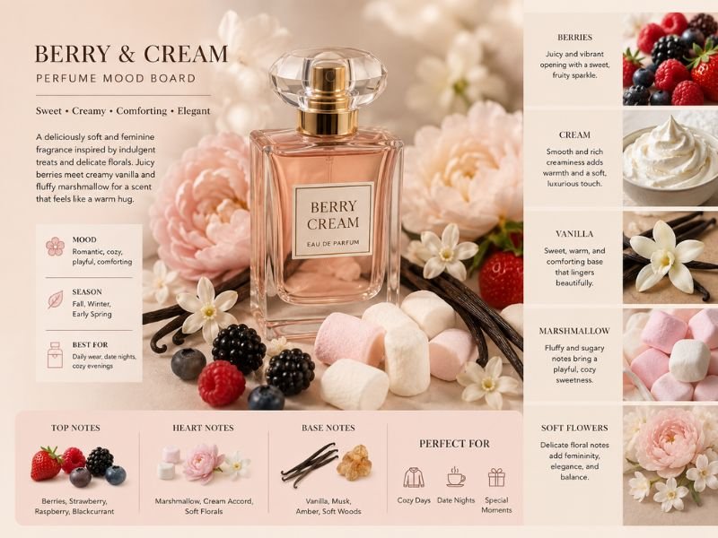 Marshmallow Blush Perfume fruity creamy and sweet fragrance profile