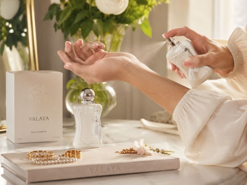 How to apply Valaya Perfume correctly