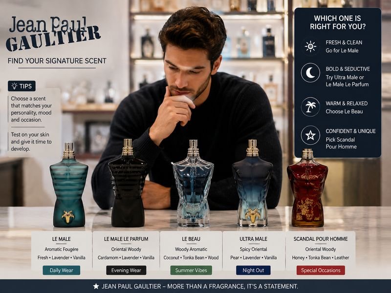 How to choose the best Jean Paul Gaultier perfume for your style