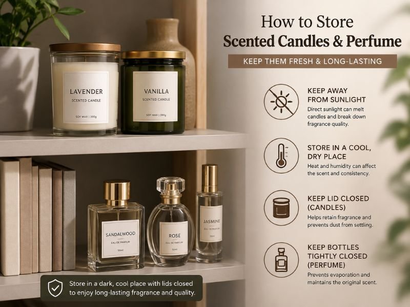 How to Store Scented Candles Perfume Properly for Long-Lasting Fragrance