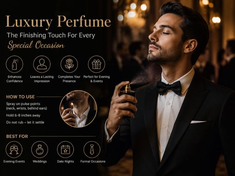 luxurious men's fragrance for formal and special occasions