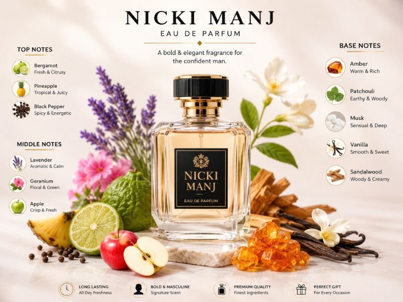 Nicki Minaj perfume fragrance notes with floral and fruity accords