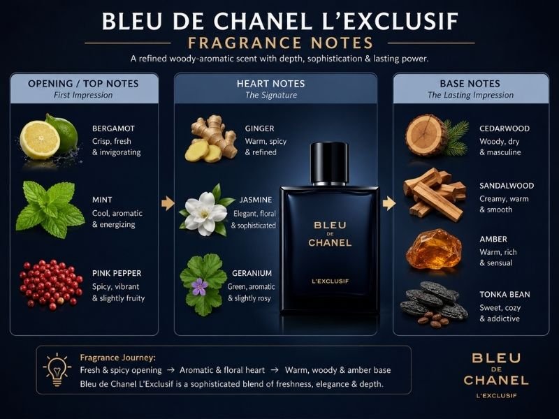 Bleu de Chanel L’Exclusif fragrance notes