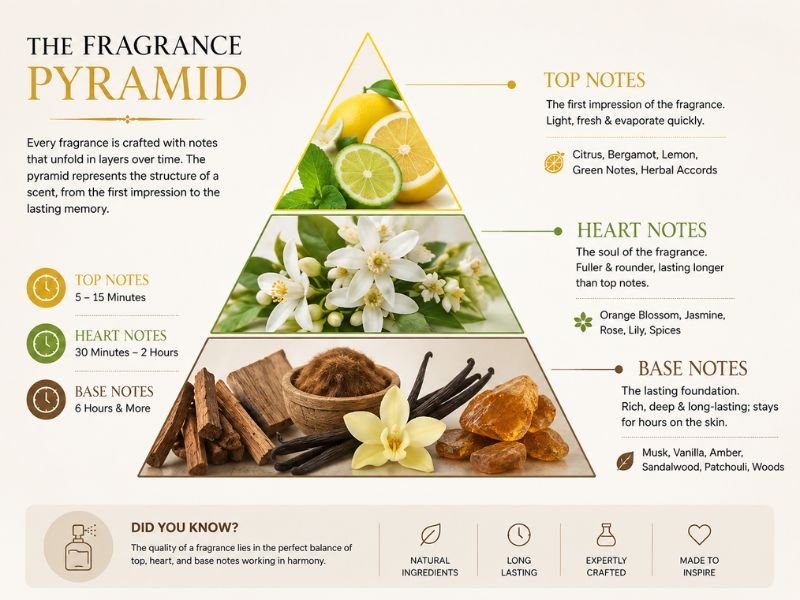 Orange blossom perfume fragrance notes pyramid