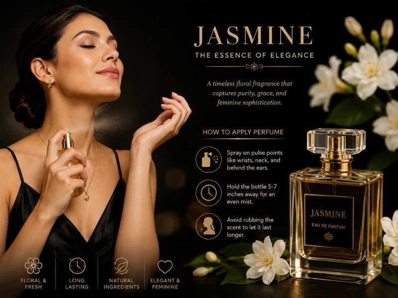 Tips for wearing jasmine perfume on pulse points