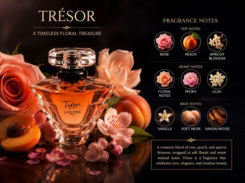 Tresor Perfume floral fruity fragrance profile