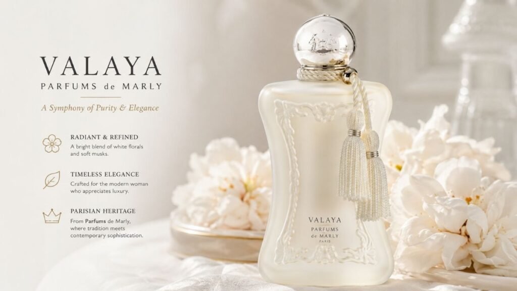 Valaya Perfume bottle and fragrance