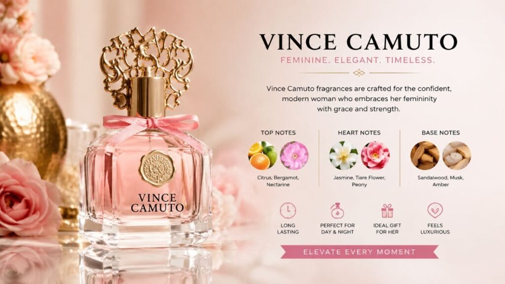 Vince Camuto Perfume luxury fragrance bottle