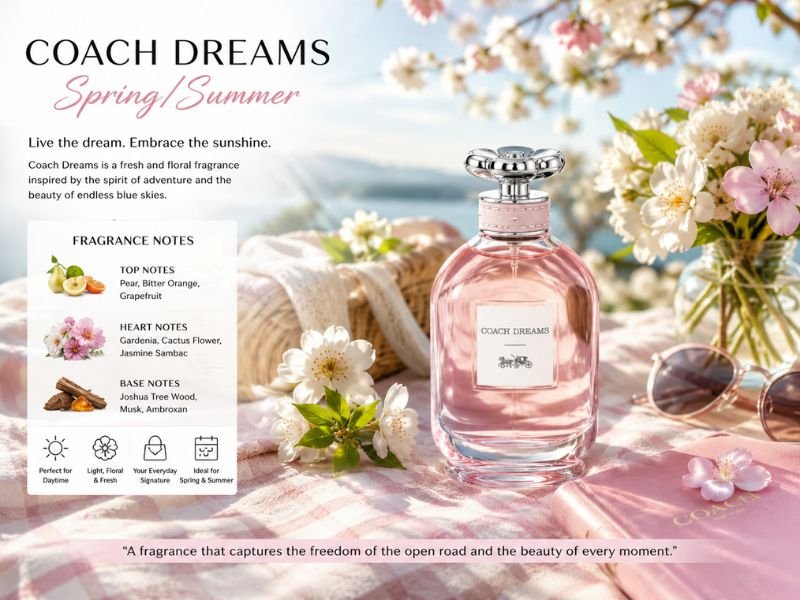 Coach Dreams Perfume for spring and summer wear