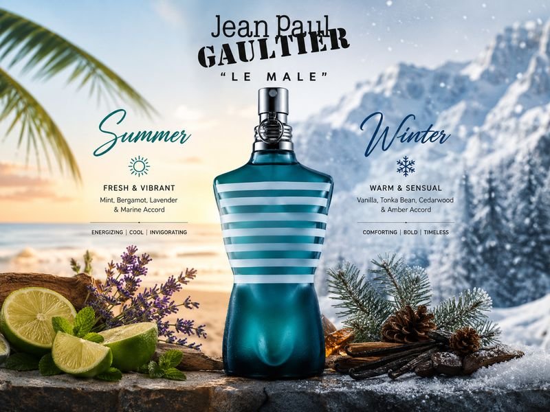 Jean Paul Gaultier perfume for different seasons and occasions
