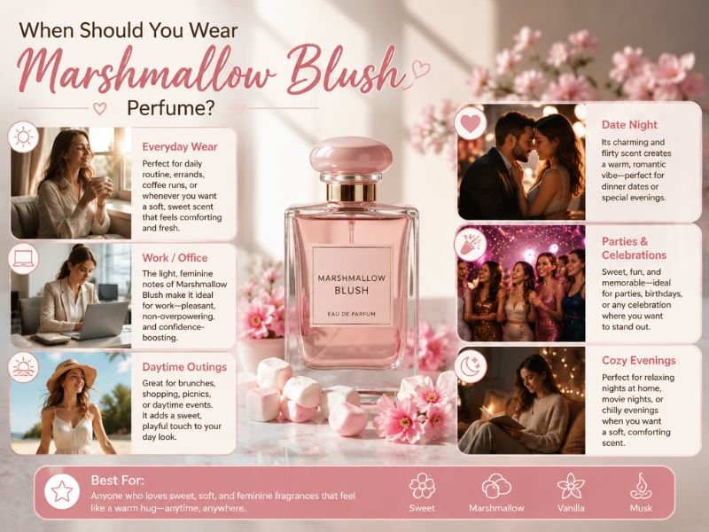 Marshmallow Blush Perfume for everyday wear and special occasions