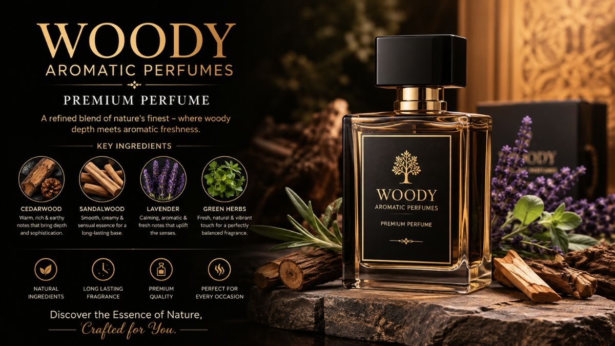 Woody Aromatic Perfumes with woody and aromatic fragrance notes