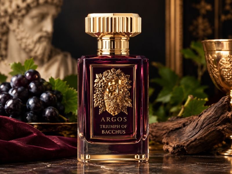 Argos Triumph of Bacchus Eau de Parfum bottle and fragrance overview