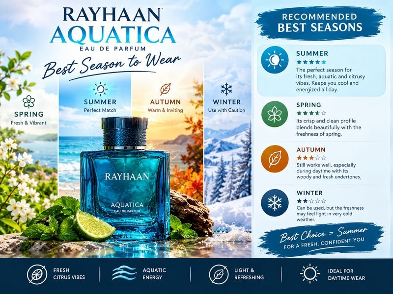 Rayhaan Aquatica summer fragrance for warm weather