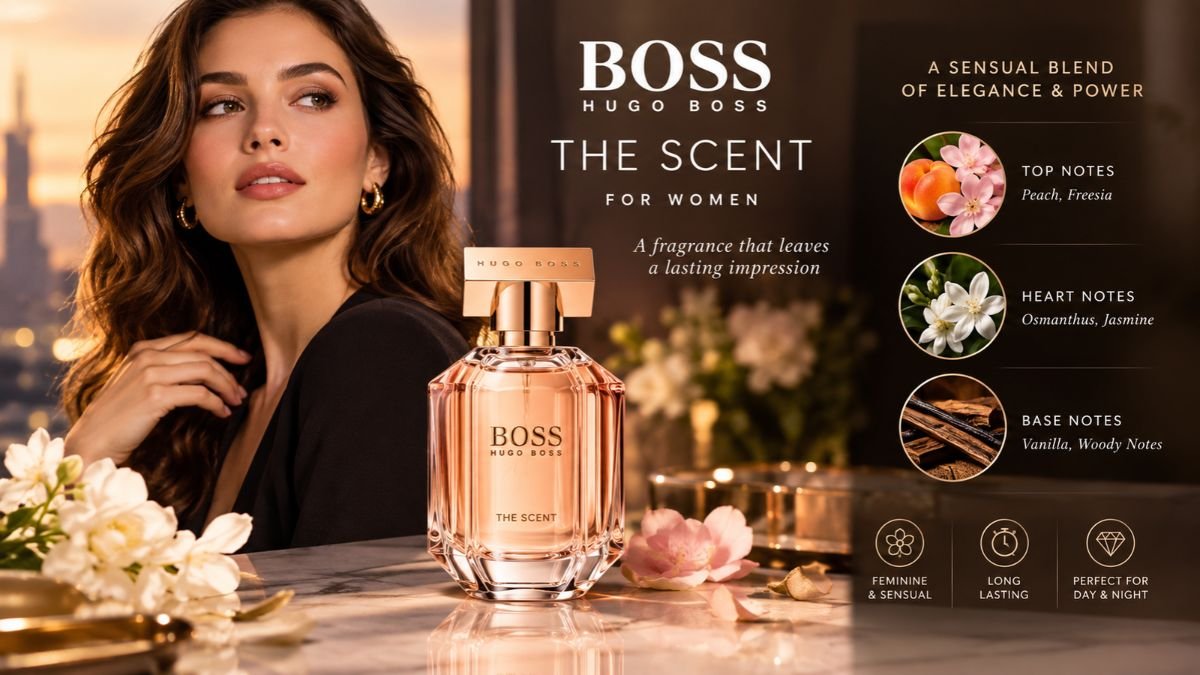 Boss The Scent by Hugo Boss for Women perfume bottle