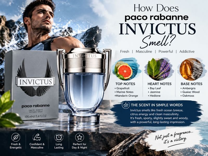 Invictus fragrance with marine and citrus-inspired setting
