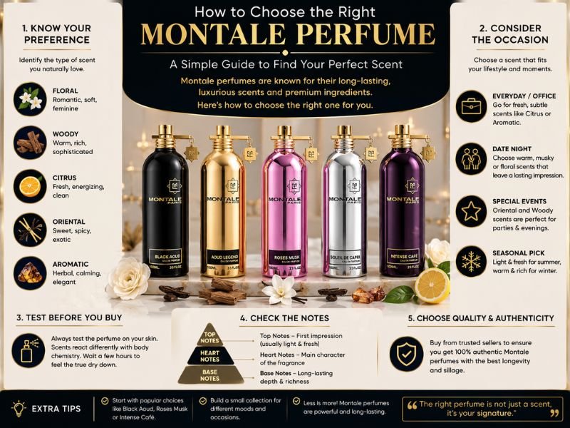 How to Choose Your Perfect Montale Perfume