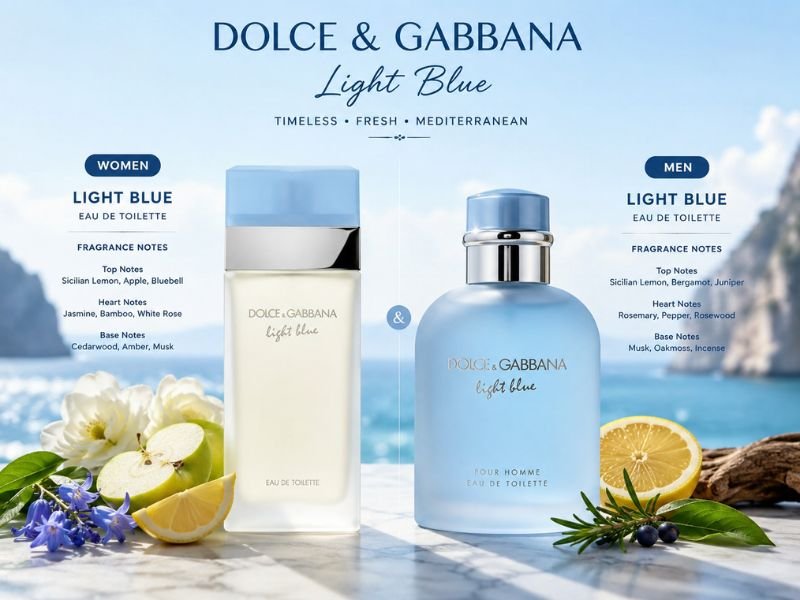 Dolce and Gabbana Light Blue for men and women