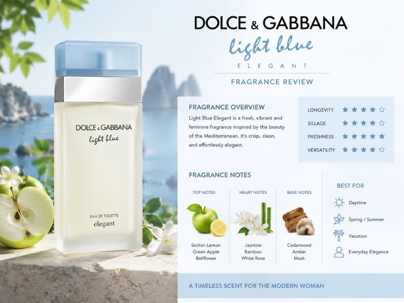Dolce and Gabbana Light Blue perfume review