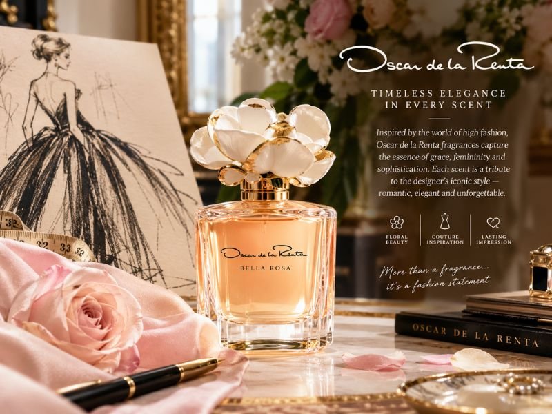 Oscar de la Renta fragrance history and luxury fashion inspired perfume collection