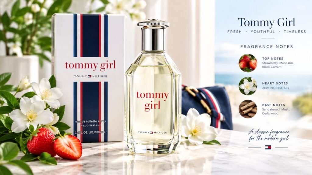 Tommy Girl Perfume bottle with fresh floral fragrance