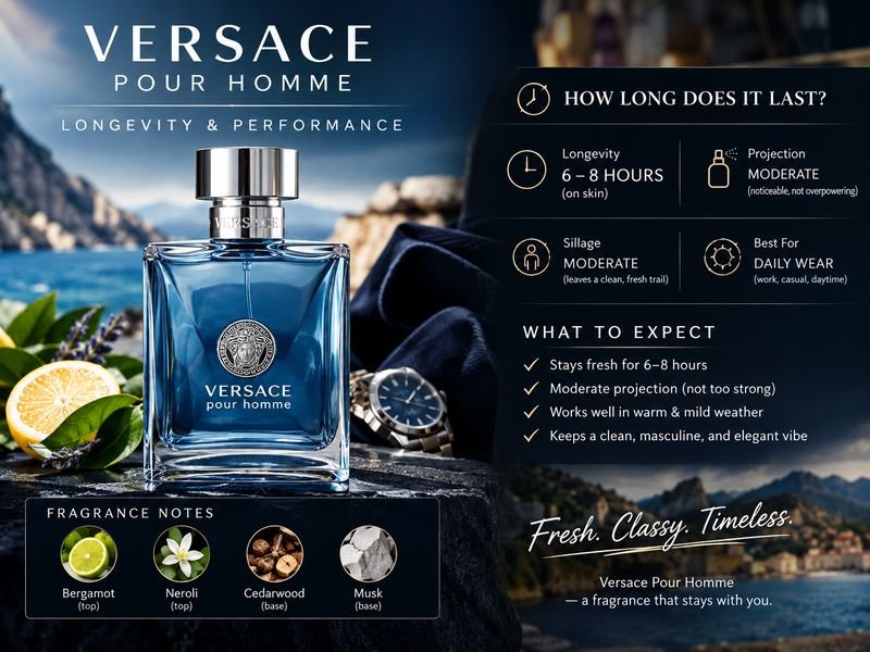 Versace Pour Homme longevity and fragrance performance