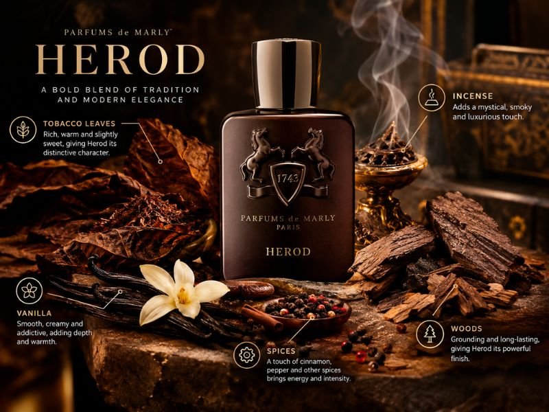 What does PDM Herod smell like tobacco vanilla woody fragrance