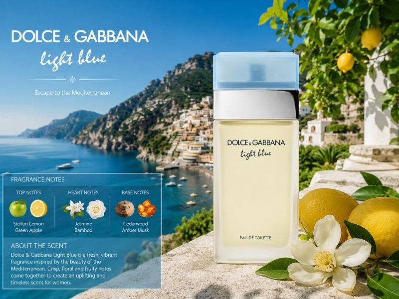 Dolce and Gabbana Light Blue Mediterranean fragrance
