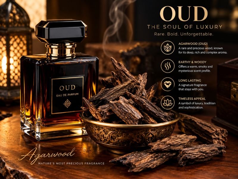 What is oud perfume made from agarwood and aromatic wood