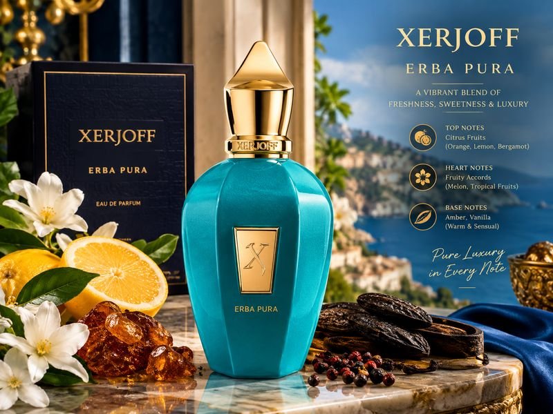 Xerjoff Erba Pura fruity and musky luxury fragrance