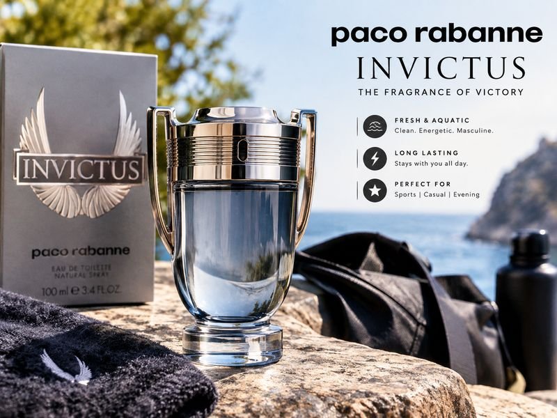 Paco Rabanne Invictus fragrance for everyday and casual wear